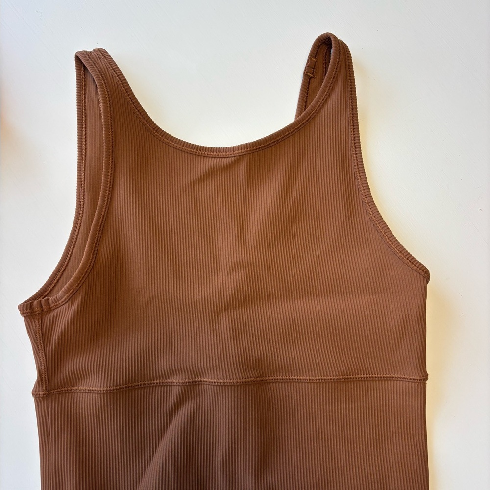 Lululemon Athletica Copper Ribbed Top